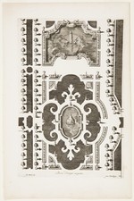 Daniel Marot Vintage Garden Parterre Design Engraving Reprint Wall Art picture