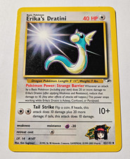 Pokémon TCG Card - Gym Heroes Erika's Dratini Regular #42/132 (NM) picture