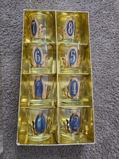 Vintage Mid Century Libbey Crown Collection Old Fashion Whiskey Glasses. NOS  picture