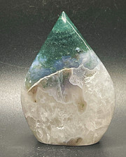 Moss Agate Teardrop 163g picture