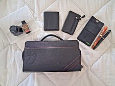 Fountain Pens Asvine Ink Italian Leather Wallets Toiletries Bag Luxury Lot picture