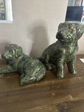 Park Rose Bridlington pottery Labrador Dogs green colors picture