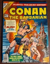 MARVEL TREASURY EDITION #15 - CONAN THE BARBARIAN (1977, Marvel) Size 10.5 x 13 picture