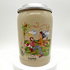 German Lidded Beer Stein IVV-Wandertag St. Johann/T. SV Winkl Breweriana picture