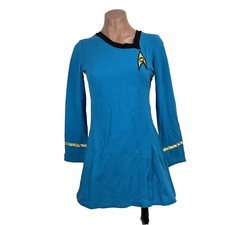 NEW VTG 70s 80s Star Trek Costume Sz S Paramount Pictures Cosplay Quality Wig picture