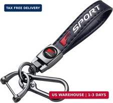 Genuine Leather Key Chain for Lexus F Sport Keychain KeyRing for Men and Woean A picture
