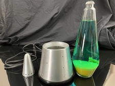 Vintage Wizard Lava Lamp with Lava Globe-Green-Classic Motion Light 2000 picture