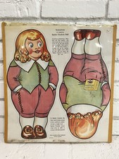 Vintage 1930 Quaker Oats Crackers Pillow Doll Pattern- B picture