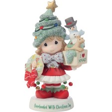 Overloaded With Christmas Joy By: Precious Moments *SHIPS WITHIN 10 DAYS* picture