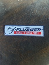 Pflueger FISHING Iron ON PATCH ANGLER 4