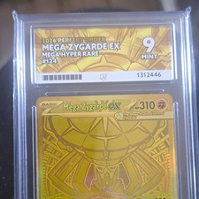 Mega Zygarde EX 124 2026 Perfect Order Mega Hyper Rare Foil ACE 9 Graded picture