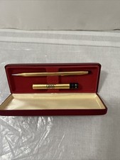Vtg 14KGF CROSS Retractable Mechanical Pencil w/ Original Case picture