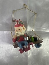 Vintage Enesco Treasury Christmas Ornament 3” Bunkie 561835 Wee Tree Trimmers picture
