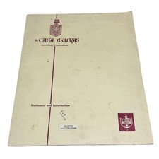 Vintage 1961 Casa Munras Hotel Monterey CA Stationery Folder Ephemera Set Lot picture