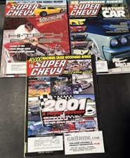 Lot of 8 Super Chevy Magazines 2000–2001 Muscle Cars Hot Rods Corvette picture