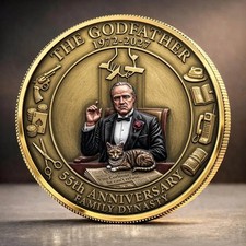 The Godfather 55th Anniversary Commemorative Coin - Coin Collection TG001 picture