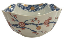 MMA MOTTAHEDEH IMARI SCROLL LARGE SQUARE BOWL picture