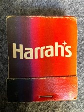 VTG Harrah’s Casino Matchbook Reno Lake Tahoe 1960s Advertising Diamond Match picture