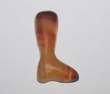 Pharaonic Ancient Egyptian Civilization Of Agate Right Leg Amulet picture