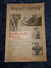 Wallace Farmer Iowa Homestead. Nov 2, 1940 picture