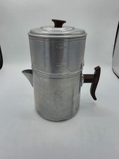VTG Drip-O-Lator 2-4 Cup Aluminum Coffee Pot Heat Guard Handle Camping picture