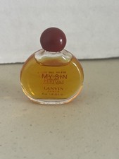 Vintage MY SIN Perfume by LANVIN Small 1/8 oz BOTTLE 4 ml Contents PARIS FRANCE picture
