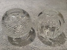 Beautiful Waterford Crystal 6” Round Bowl Made in Portugal (Lot Of 2) picture