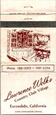 Lawrence Welk's Country Club Vlg Escondido CA Vintage Matchbook Cover TMM16-2 picture