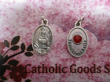 Saint Lucy + Relic - OX 1 inch Medal picture