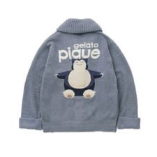 Pokemon Sleep Snorlax Baby Moco Jacquard Shawl Cardigan Unisex S-M Gelato picture