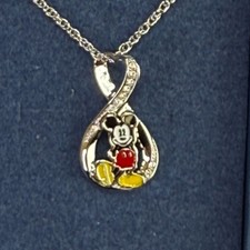 Disney Mickey Mouse Forever Infinity Necklace By Bradford Exchange picture