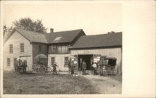Wilbraham Massachusetts MA Blacksmith Shop c1910 Real Photo Vintage Postcard bhn picture