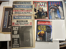 9/11/01 Sept 11th Original Newspapers From 9/12 New York Daily News Newsday Post picture