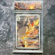Larry's Staraptor 249/217 Ascended Heroes GetGraded 10 Art Label Pokemon picture