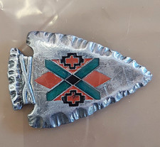 Siskiyou Arrowhead Southwest Inlay Belt Buckle Made in USA Western Americana picture