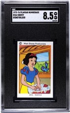 1973-76 SNOW WHITE Disney Trading Card Movie Disneybilder SGC 8.5 Pop 1 Highest picture
