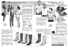 1964 Western Wear High Fashion From The Wrangler of Cheyenne WY Vtg Mag Print Ad picture