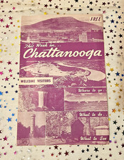 Vintage 1955 This Week In Chattanooga Tennessee Travel Booklet Tourism Brochure picture