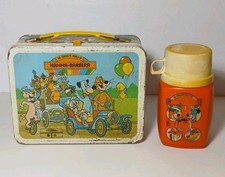 1977 Vtg Hanna-Barbera Metal Lunchbox Thermos King-Seeley FLINTSTONES & JETSONS picture