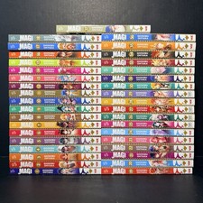 Magi The Labyrinth of Magic Manga Volumes 1-37 English New Authentic Viz Media picture