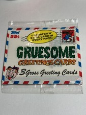 Sealed Unopened Pack 1992 Topps Gruesome Greetings Cards picture