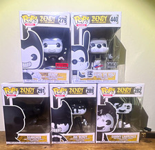 Funko Pop Bendy Ink Machine Lot 5 Bendy Boris Sammy searcher Hot Topic FYE 279 picture