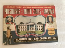 Vintage Planters Mr. Peanut Presidents of the United States Book/thru Eisenhower picture