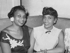 1950s African American Women Vintage Photo Restaurant Black Americana picture