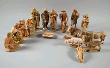 Large 17pc ANRI Hand Carved Nativity Set 5