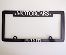 NOS 1990s Motorcars INFINITI BEDFORD OH Dealer LICENSE PLATE FRAME Nissan Datsun picture