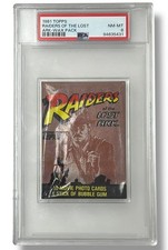 1981 Topps Raiders of the Lost Ark Graded Wax Pack PSA 8 picture