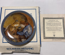 Königszelt Bavaria Sulamith Wülfing Porcelain Plate Angel Child Ltd Ed 7756 picture