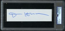 Dennis Hopper signed autograph 2x6.5 Cut Actor Filmmaker Easy Rider RC PSA Slab picture