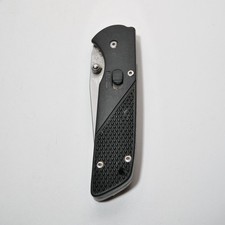 Gerber Vallotton Assisted Pocket Knife Partially Serrated Button Lock Back Nice picture